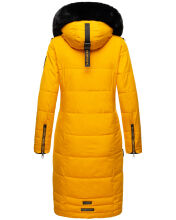 Navahoo Fahmiyaa ladies long hooded winter jacket Gelb-Gr.XS
