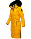 Navahoo Fahmiyaa ladies long hooded winter jacket Gelb-Gr.XS