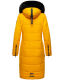 Navahoo Fahmiyaa ladies long hooded winter jacket Gelb-Gr.XS