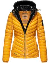 Marikoo ladies winter quilted jacket with hood -...