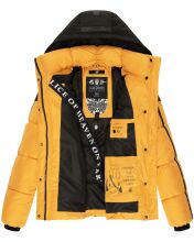 Navahoo Sarafina Lladies winter jacket quilted - Yellow-Gr.XS