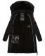 Navahoo Cosimaa ladies parka winter jacket with umbrella and carry bag Schwarz-Gr.XL