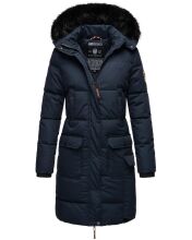 Navahoo Cosimaa ladies parka winter jacket with umbrella and carry bag Navy-Gr.XS