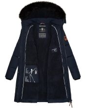 Navahoo Cosimaa ladies parka winter jacket with umbrella and carry bag Navy-Gr.XS
