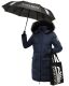 Navahoo Cosimaa ladies parka winter jacket with umbrella and carry bag Navy-Gr.XS