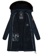 Navahoo Cosimaa ladies parka winter jacket with umbrella and carry bag Navy-Gr.XL