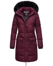 Navahoo Cosimaa ladies parka winter jacket with umbrella and carry bag Weinrot-Gr.XXL