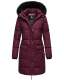 Navahoo Cosimaa ladies parka winter jacket with umbrella and carry bag Weinrot-Gr.XXL