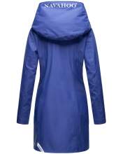 Marikoo Mayleen ladies softsBright rain jacket with hood - RoyalBlue-Gr.XXL