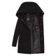 Marikoo Mayleen Damen Softshell Regenjacke mit Kapuze Schwarz-Gr.M