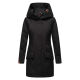 Marikoo Mayleen Damen Softshell Regenjacke mit Kapuze Schwarz-Gr.XXXL