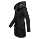 Marikoo Mayleen Damen Softshell Regenjacke mit Kapuze Schwarz-Gr.XXXL