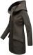 Marikoo Mayleen Damen Softshell Regenjacke mit Kapuze Anthrazit-Gr.M