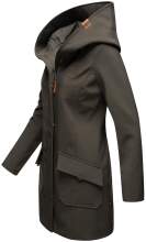 Marikoo Mayleen ladies softshell rain jacket with hood - Anthracite-Gr.L