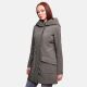 Marikoo Mayleen Damen Softshell Regenjacke mit Kapuze Anthrazit-Gr.L