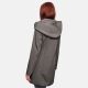 Marikoo Mayleen Damen Softshell Regenjacke mit Kapuze Anthrazit-Gr.XL