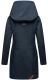 Marikoo Mayleen ladies softshell rain jacket with hood - Navy-Gr.XS