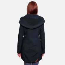 Marikoo Mayleen Damen Softshell Regenjacke mit Kapuze Navy-Gr.M