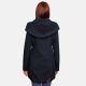 Marikoo Mayleen ladies softshell rain jacket with hood - Navy-Gr.M