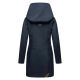 Marikoo Mayleen Damen Softshell Regenjacke mit Kapuze Navy-Gr.M