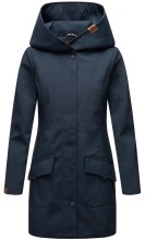 Marikoo Mayleen ladies softshell rain jacket with hood - Navy-Gr.L
