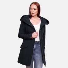 Marikoo Mayleen Damen Softshell Regenjacke mit Kapuze Navy-Gr.XL