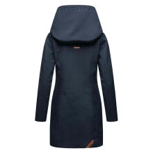 Marikoo Mayleen Damen Softshell Regenjacke mit Kapuze Navy-Gr.XL