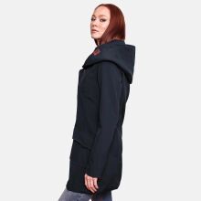 Marikoo Mayleen Damen Softshell Regenjacke mit Kapuze Navy-Gr.XXL