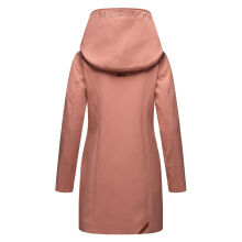 Marikoo Mayleen Damen Softshell Regenjacke mit Kapuze Terracotta-Gr.S