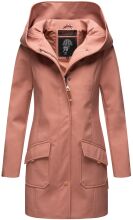 Marikoo Mayleen Damen Softshell Regenjacke mit Kapuze Terracotta-Gr.M