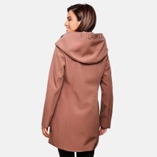 Marikoo Mayleen Damen Softshell Regenjacke mit Kapuze Terracotta-Gr.L