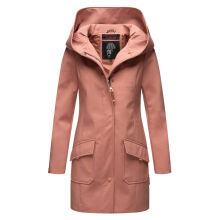 Marikoo Mayleen Damen Softshell Regenjacke mit Kapuze Terracotta-Gr.L