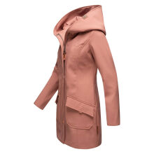 Marikoo Mayleen Damen Softshell Regenjacke mit Kapuze Terracotta-Gr.L