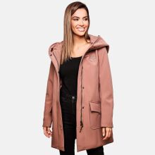 Marikoo Mayleen Damen Softshell Regenjacke mit Kapuze Terracotta-Gr.XL