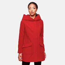 Marikoo Mayleen Damen Softshell Regenjacke mit Kapuze Rot-Gr.XS