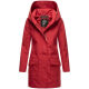 Marikoo Mayleen Damen Softshell Regenjacke mit Kapuze Rot-Gr.S