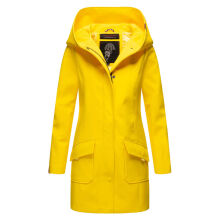 Marikoo Mayleen ladies softshell rain jacket with hood - Yellow-Gr.XS