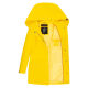 Marikoo Mayleen ladies softshell rain jacket with hood - Yellow-Gr.XS