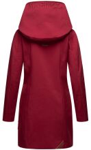 Marikoo Mayleen Damen Softshell Regenjacke mit Kapuze Bordeaux-Gr.XS