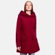 Marikoo Mayleen Damen Softshell Regenjacke mit Kapuze Bordeaux-Gr.S