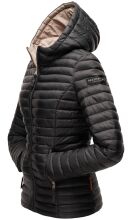 Marikoo Asraa ladies quilted jacket with hood - Black-Gr.XS