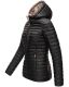 Marikoo Asraa ladies quilted jacket with hood - Black-Gr.XS