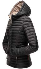 Marikoo Asraa ladies quilted jacket with hood - Black-Gr.S