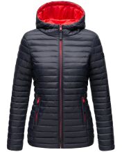 Marikoo Asraa Damen &Uuml;bergangsjacke Steppjacke Navy-Gr.S