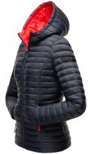 Marikoo Asraa Damen &Uuml;bergangsjacke Steppjacke Navy-Gr.S