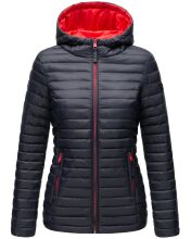 Marikoo Asraa Damen Übergangsjacke Steppjacke Navy-Gr.L