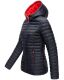 Marikoo Asraa ladies quilted jacket with hood - Navy-Gr.L