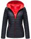 Marikoo Asraa Damen Übergangsjacke Steppjacke Navy-Gr.XL