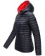 Marikoo Asraa ladies quilted jacket with hood - Navy-Gr.XXL