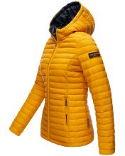 Marikoo Asraa ladies quilted jacket with hood - Yellow-Gr.S